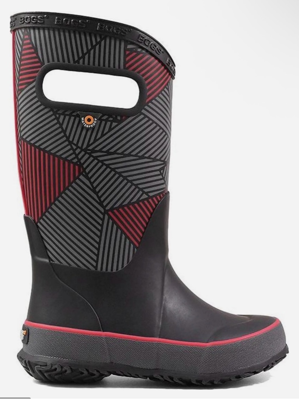 Bogs Black Youth Pull-On Rain Boot (Youth Size 2)